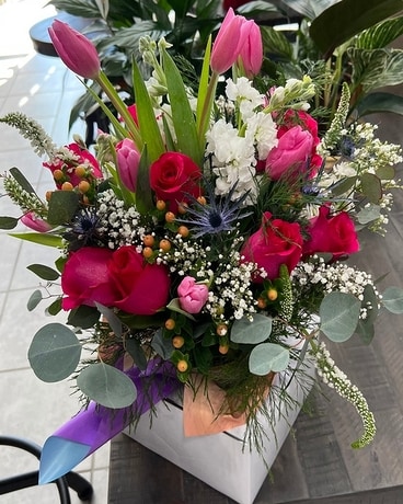 Enduring Passion Flower Arrangement