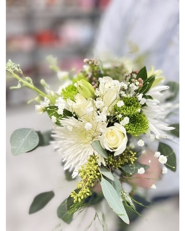 Rush-Rush Bridal Shower Flower Arrangement