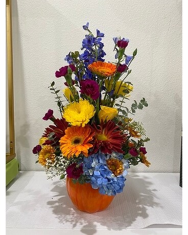 My Happy Happy Pumpkin! Flower Arrangement
