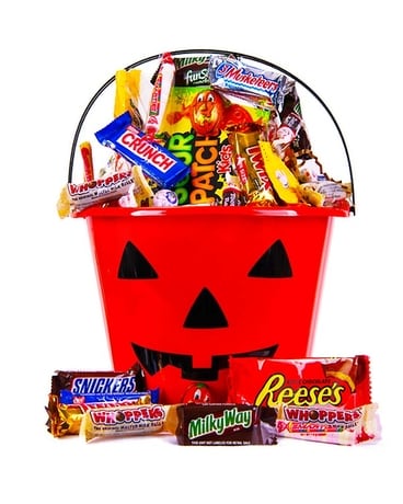Halloween Pumpkin Candy Bucket Gifts