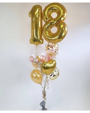 Luxury Number balloons Bouquet Custom product
