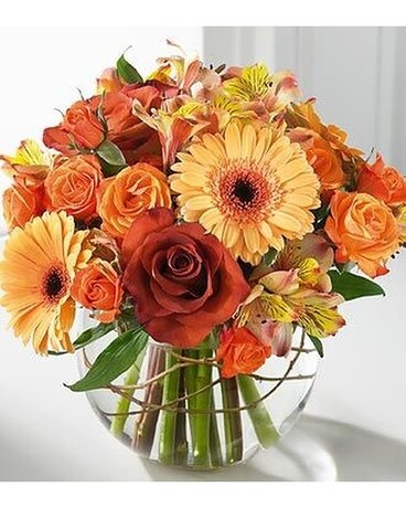 Fall Kiss Flower Arrangement