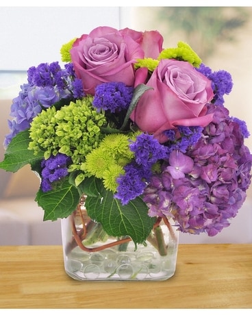 Coast's Purple Perfection Flowers Flower Arrangement