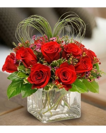 Love Squared Roses Flower Arrangement