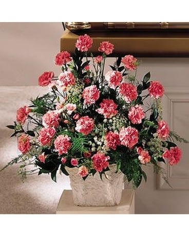 A Pink Display Flower Arrangement