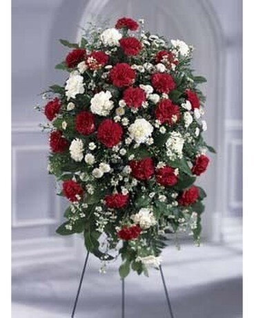 Cherished Moments Standing Spray Flower Arrangement