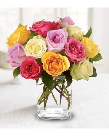 A Sorbet Bouquet Flower Arrangement