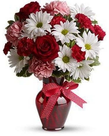 Hugs and Kisses Flowers Flower Arrangement