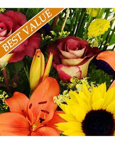 Name Your Price Fall Bouquet Flower Arrangement