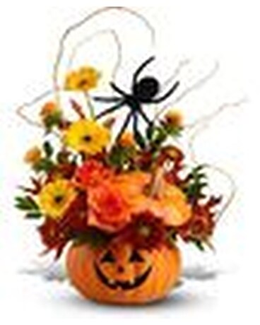 Spin a Web Flower Arrangement