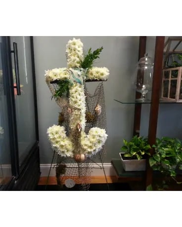 Captain Anchor Standing Spray Flower Arrangement