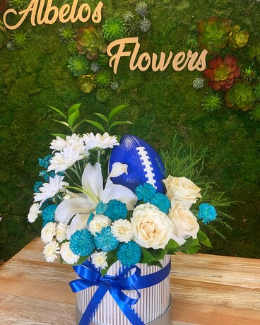Best Father Ever Floral Box Flower Arrangement