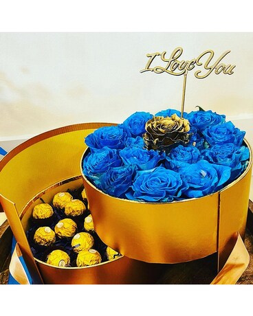 My blue Flower Arrangement
