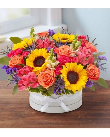 Colorfull box Flower Arrangement