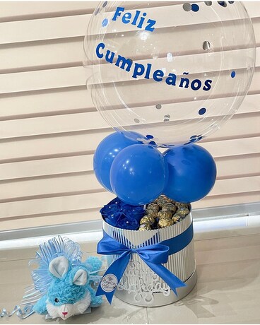 Blue is my favorite color Flower Arrangement