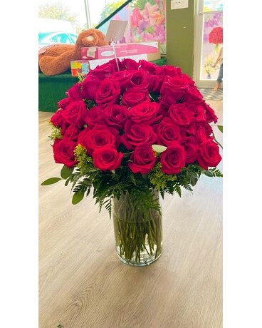 A HUNDRED ROSES FOR YOU BOUQUET Flower Arrangement