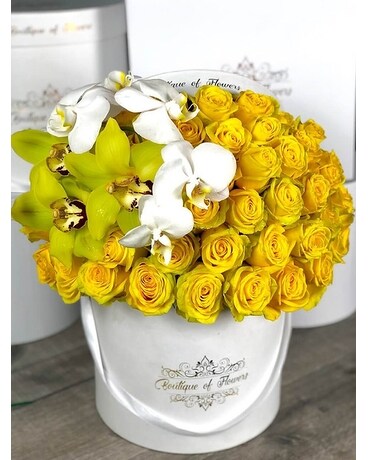 Luxury Floral Box Flower Arrangement