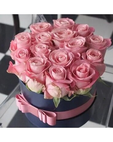 Luxury Floral Box - Pink Flower Arrangement