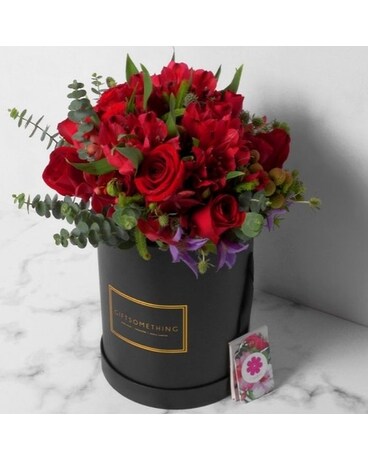 Luxury Floral Box - Red Flower Arrangement