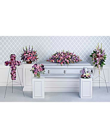 Lavender Tribute Collection Flower Arrangement