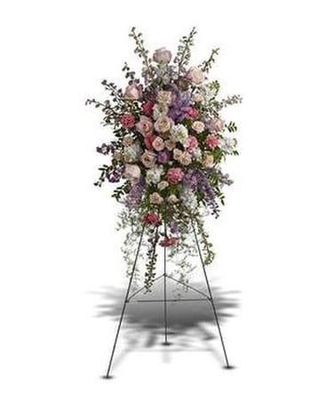 Peaceful Garden Spray Flower Arrangement