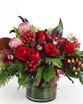 Winter Warmth Flower Arrangement
