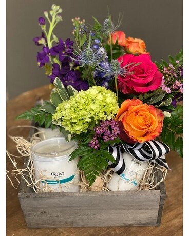 Spa Crate (An STF Exclusive) Flower Arrangement