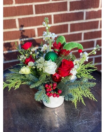 Step into Christmas Flower Arrangement