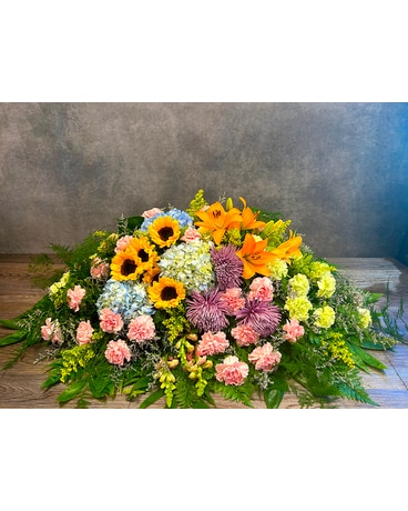 Blooming Girl's Casket Spray 