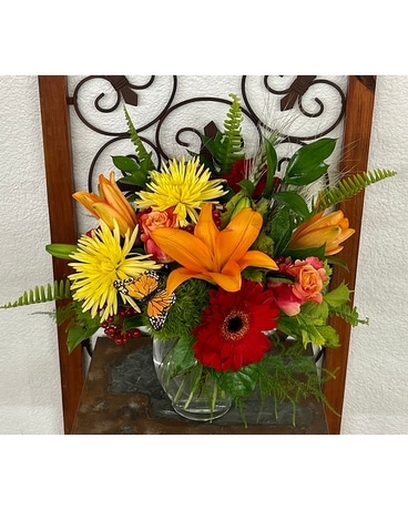 Vibrant Orchard Flower Arrangement