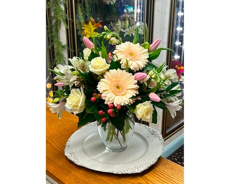Just Peachy Flower Arrangement