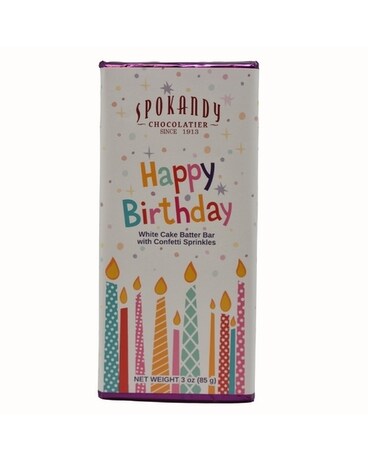 3 oz Birthday Cake Batter Candy Bar Gifts