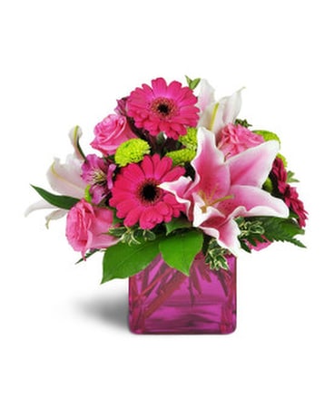 A PINK MOMENT Flower Arrangement