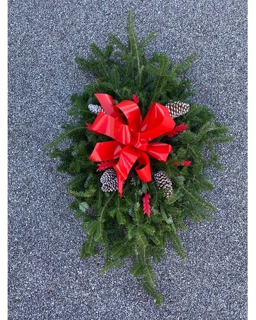 Grave Pillow Flower Arrangement