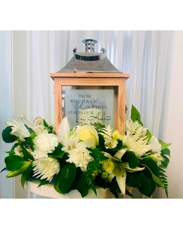 Lighting The Way Flower Arrangement