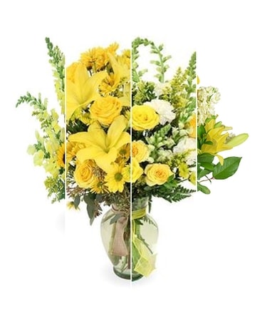 Yellow Florist's Choice Flower Arrangement