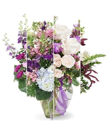 Purple Florist's Choice Flower Arrangement