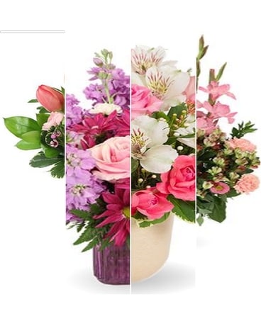 Pink Florist's Choice Flower Arrangement