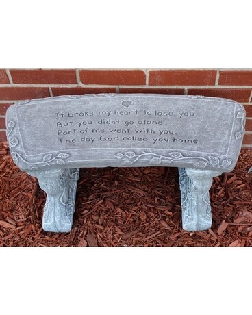 It broke my heart bench Gifts