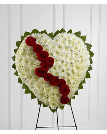 Broken Heart Funeral Arrangement