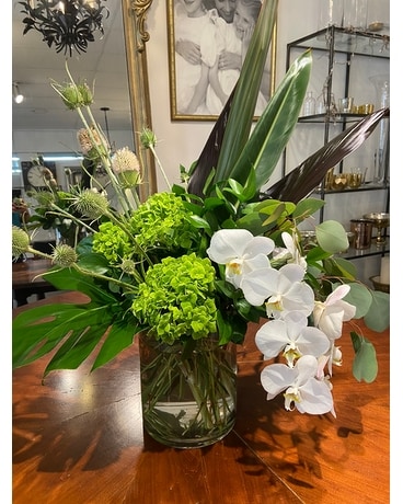 Sophisticated Tropical Flower Arrangement