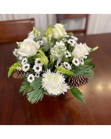 Aspen and Pine Flower Arrangement