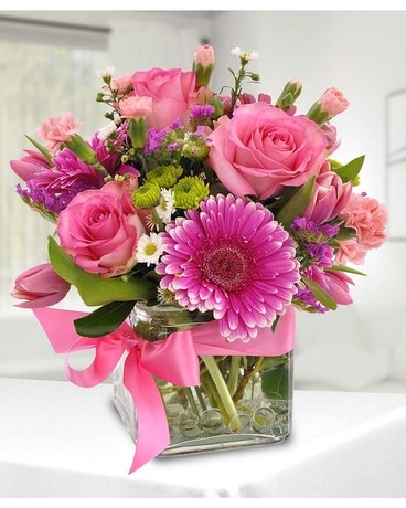 Perfectly Pink Flower Arrangement