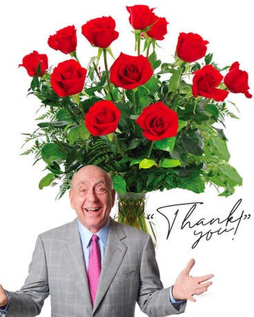 Abbott's Dozen Deluxe Long Stem Red Roses