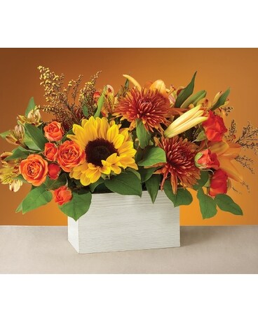 Golden Hour Flower Arrangement