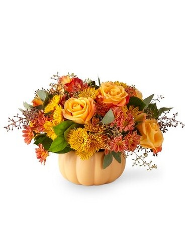 Hello Pumpkin! Flower Arrangement
