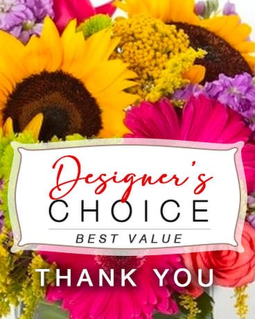 Thank You Designer's Choice Flower Arrangement