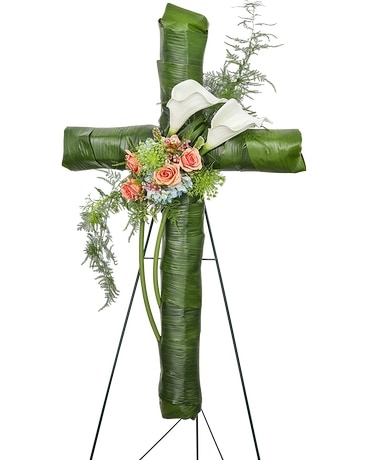 Meadow of Memories Cross Flower Arrangement