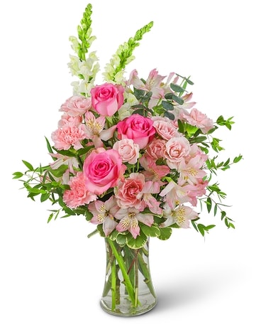 Pretty in Pink Flower Arrangement