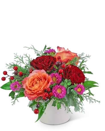 Luminous Winter Flower Arrangement